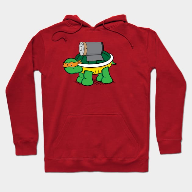 Turtle Power Mikey Hoodie by irkedorc